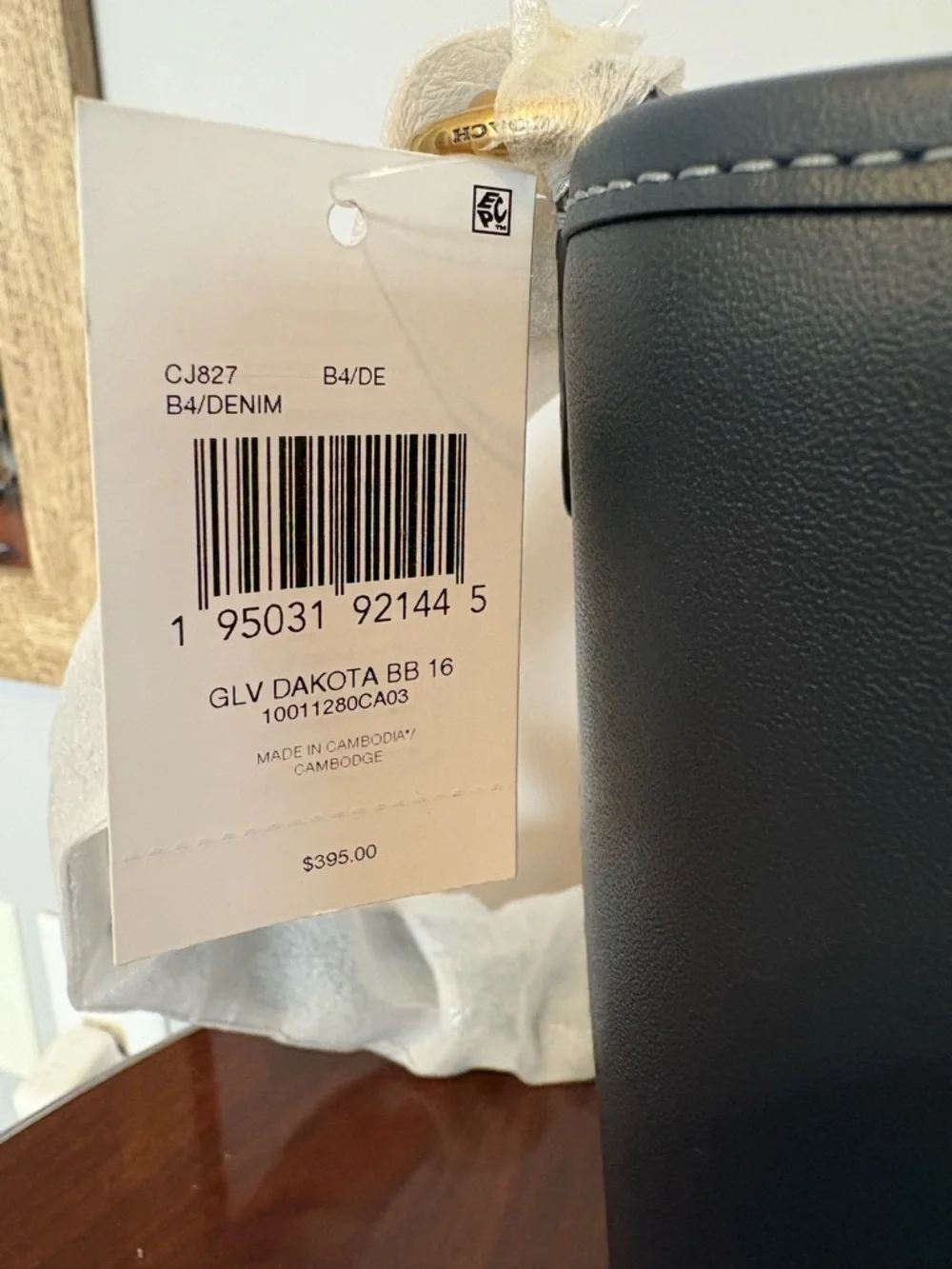 Coach CJ827 Dakota Bucket Bag 16 - Picture 7 of 9